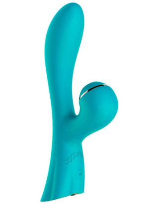 Vibromasseur double stimulation point G et clitoris par vibrations membrane - FAIRYBLUE